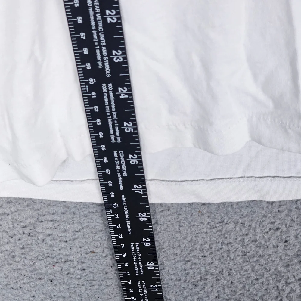 Polo Ralph Lauren Shirt Mens L White Switzerland Downhill Racing SKI 67 Graphic